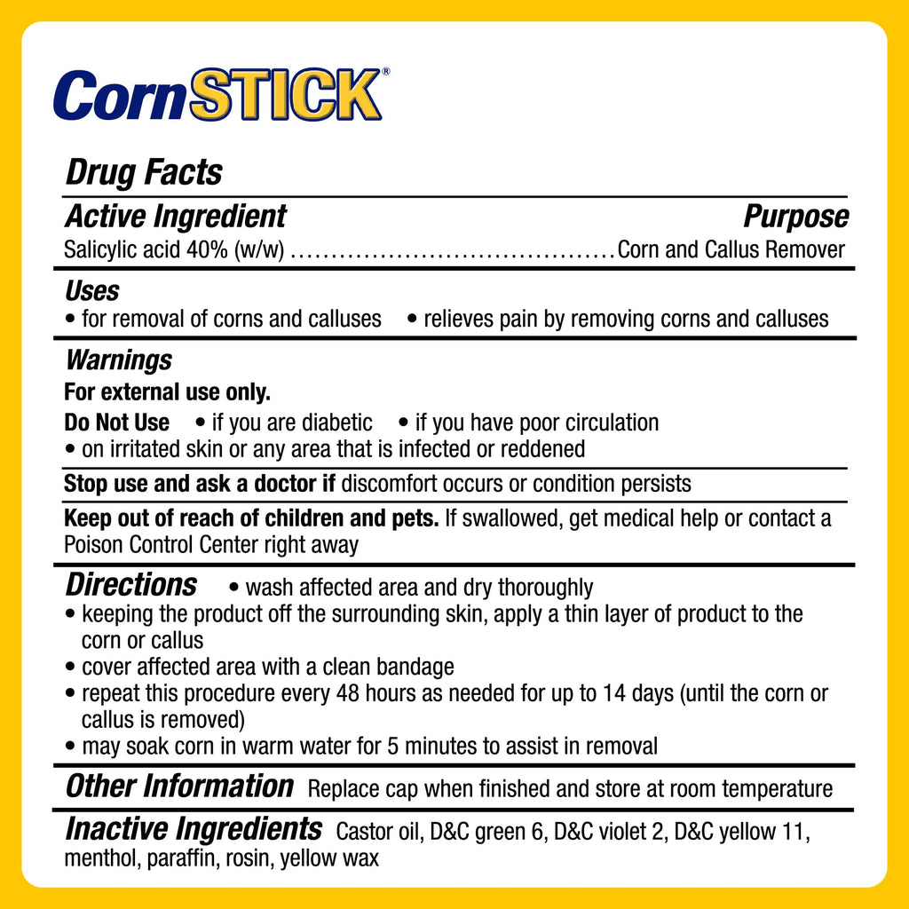 CornStick Corn and Callus Remover, 0.2 Oz