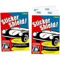 Buy now STICKER SHIELD - Windshield Sticker Applicator for Easy Application, Removal and Re-Application from Car to Car - 4 inch x 6 inch Sheets (2 Packs (4 Sheets Total)) 2 Packs (4 sheets total) at indiglob india