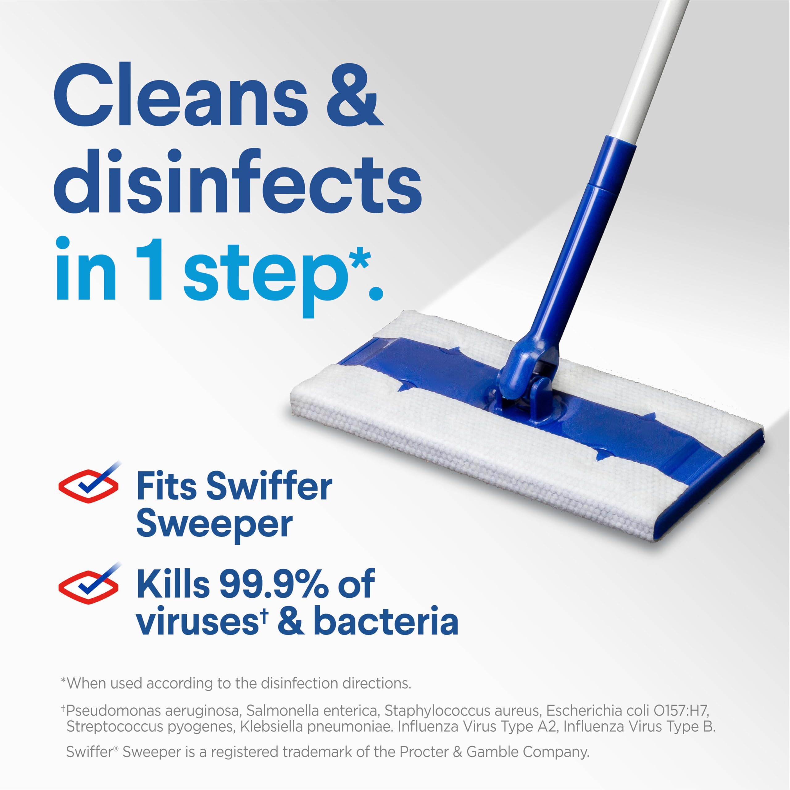 Buy now Clorox Disinfecting Wet Mop Pad, Disposable Mop Heads, Multi-Surface Floor Wipes, Rain Clean, 2 Packs, 24 Wet Refills Per Pack (Package May Vary) at indiglob india