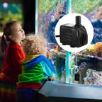 CWKJ 400GPH Submersible Fountain Water Pump for Pond Aquarium Hydroponics