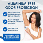 Vanicream Aluminum-Free Gel Deodorant, 2 Oz, Formulated without Common Irritants for Sensitive Skin, Water-Based Gel, Helps Reduce Odor, Unscented, No Alcohol, Talc or Baking Soda