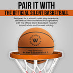 WAWAWEWA The Official Silent Basketball Hoop Wall-Mounted Indoor Rim 12"