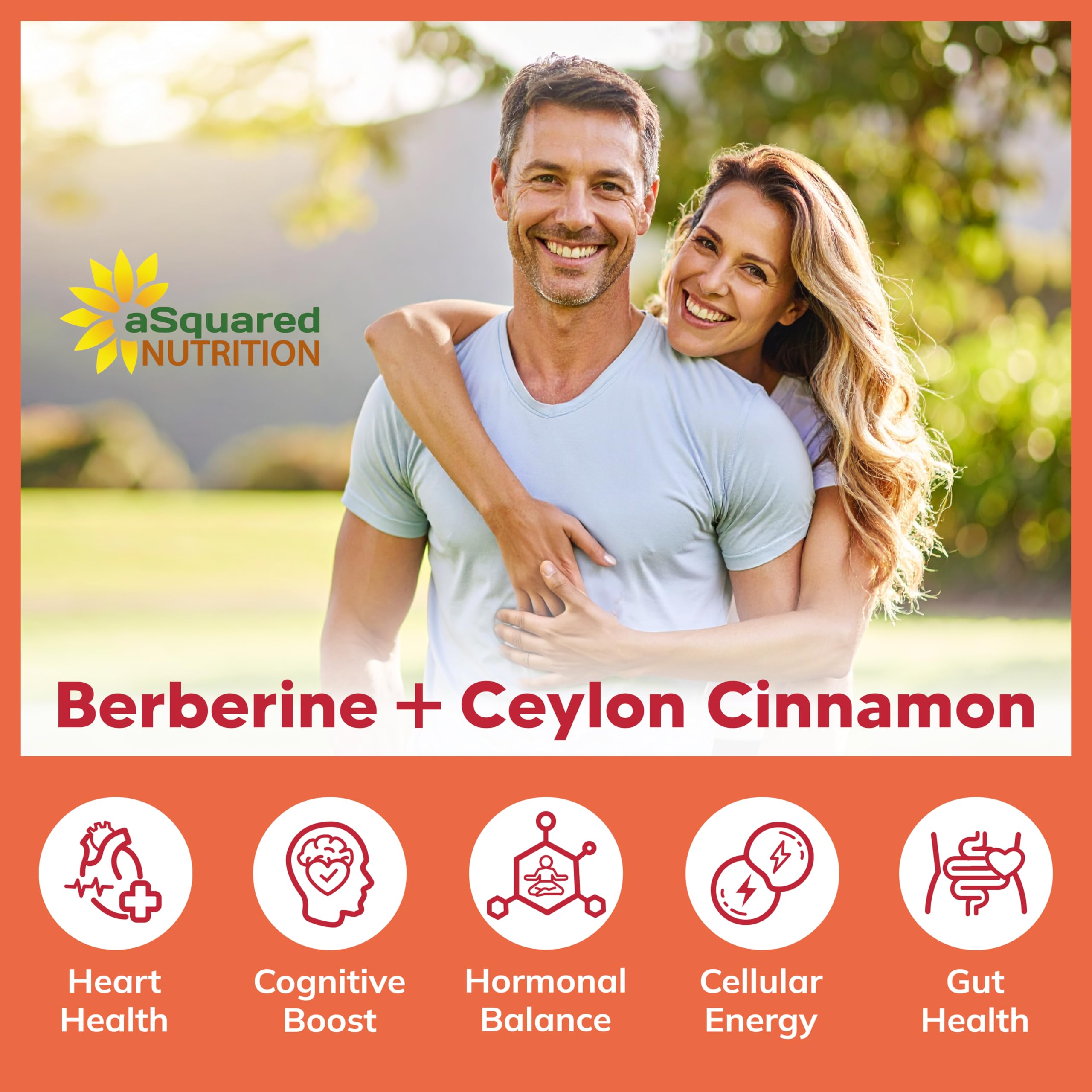 Berberine with Ceylon Cinnamon Supplement - 120 Capsules - 1200mg/Serving | Max Strength Berberine HCl Plus Complex - Premium Pure Extract Pills Alternative to Gummies, Drops & Patches