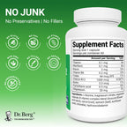 Dr. Berg Natural Vitamin B12 1000 mcg (Hydroxocobalamin) 60 Capsules – Energy, Brain & Nervous System Support* – w/B-Complex + Magnesium – 4X Lab Tested, GMO-Free, No Fillers