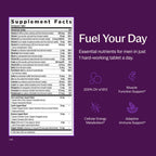 New Chapter Every Man's One Daily Multivitamin, 96 Tablets | Fermented Ingredients for Immune, Cellular Energy, and Bone Health, Vegetarian, Kosher and Gluten Free