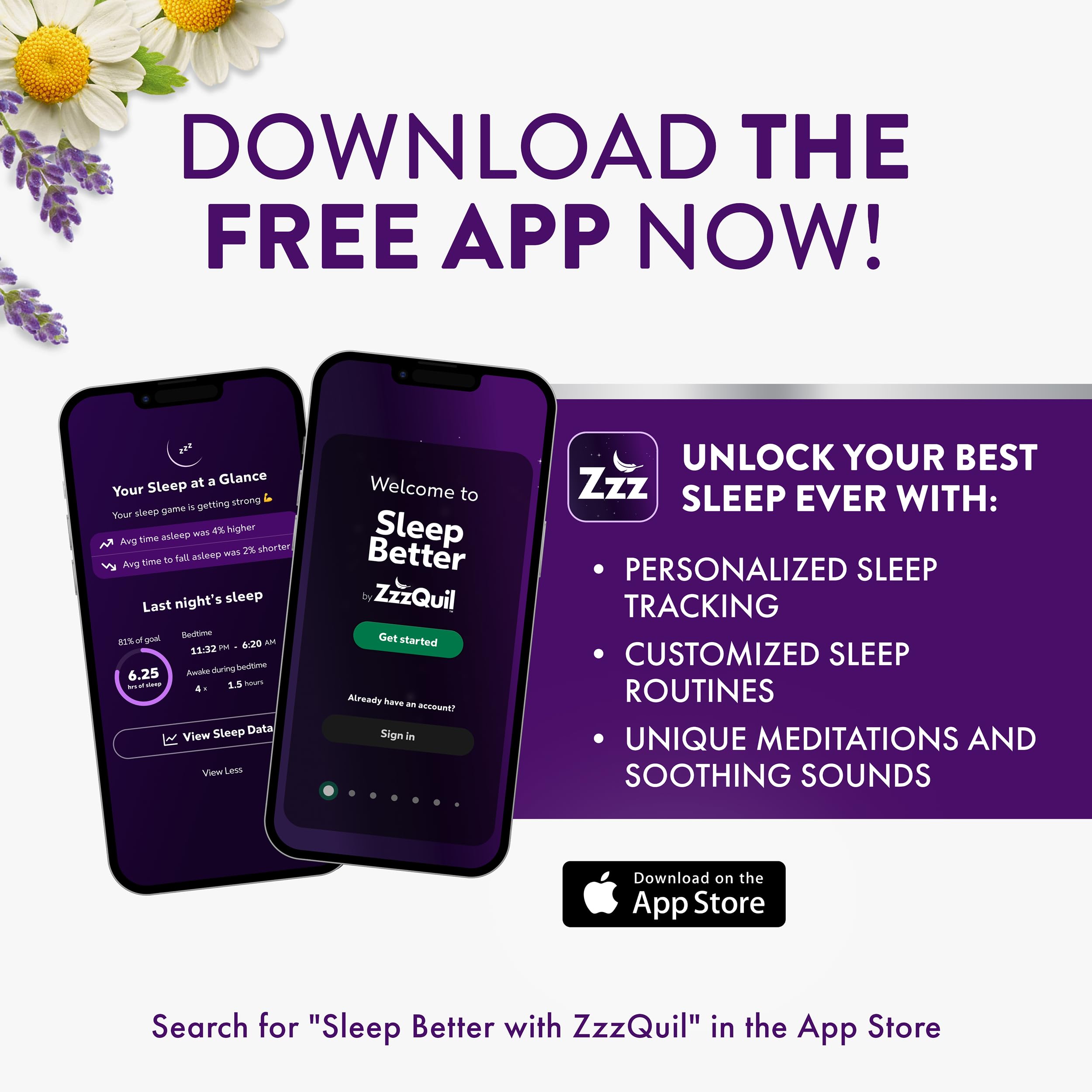 ZzzQuil PURE Zzzs De-Stress 2mg Melatonin Gummies, , Sleep Aids for Adults, Ashwagandha for Stress Support, 60 Gummies