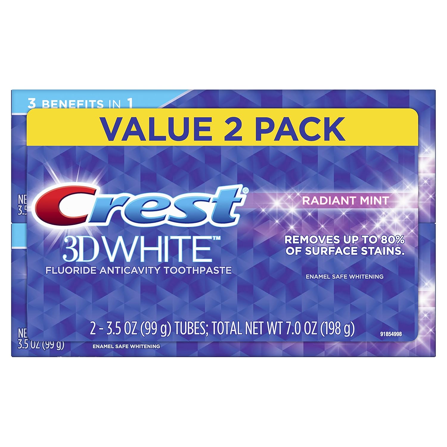 Buy now Crest 3D White Whitening Toothpaste, Radiant Mint, 3.5 Ounce (Pack of 2) 3.5 Ounce (Pack of 2) Older Version at indiglob india