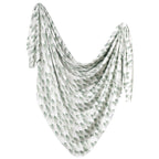 Buy now Copper Pearl Large Premium Knit Baby Swaddle Receiving Blanket Evergreen at indiglob india