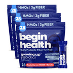 Begin Health Beginbaby® Prebiotics and Probiotics for Infants 0-12 Months | Baby Formula Prebiotic + Probiotic Powder with 2'-FL HMO's & B. Infantis for Optimal Digestion | 28-Packs - Unflavored
