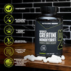 NutraBio Pure Micronized Creatine Monohydrate Capsules, Creatine Pills, Supports Bulk Muscle Energy, Recovery, and Strength - Keto Friendly, Kosher, Creatine Nutritional Supplement for Men and Women