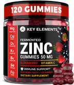 KEY ELEMENTS Immune Support Zinc Gummies 50mg with Elderberry Vitamin C