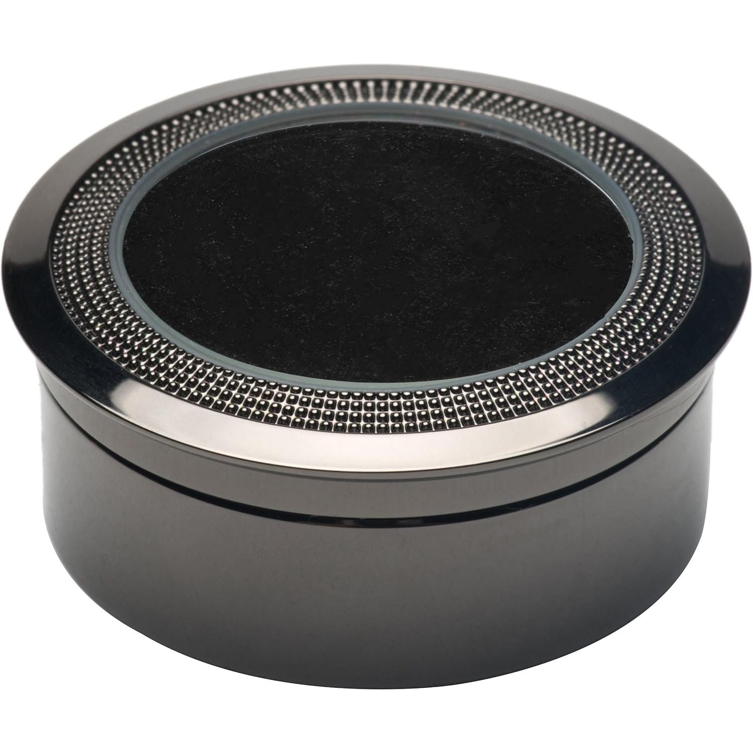 Buy now Small Loose Diamond or Gemstone Display Box Case Holder Show Container Metal (Black- 1.3x0.5) Black- 1.5x0.6" at indiglob india