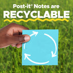 Post-it Notes, 1.38 x 1.88 in, Poptimistic Collection, 4 Pads