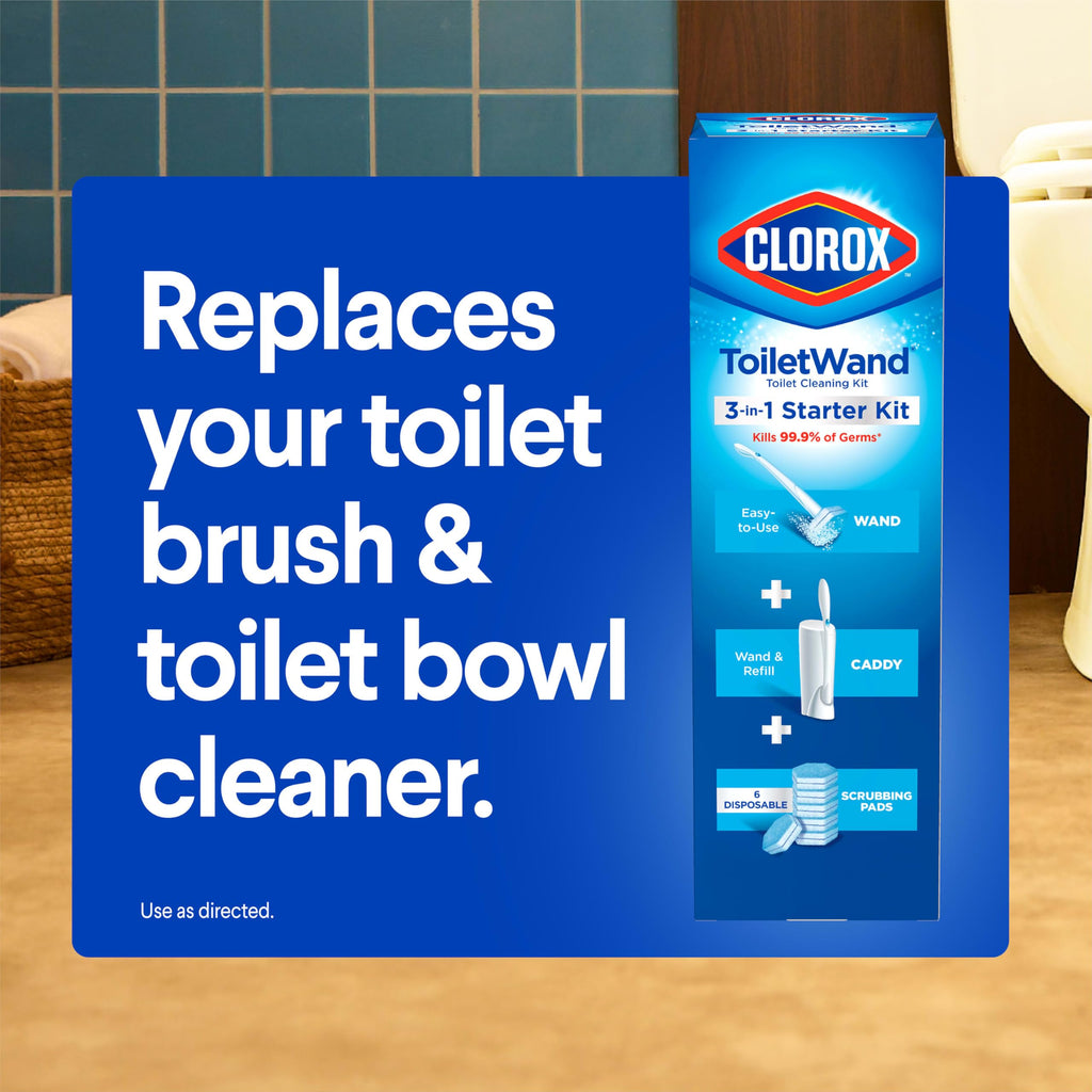 Buy now Clorox ToiletWand Toilet Cleaner Refills, Toilet brush, Rainforest Rush, 20 Count at indiglob india