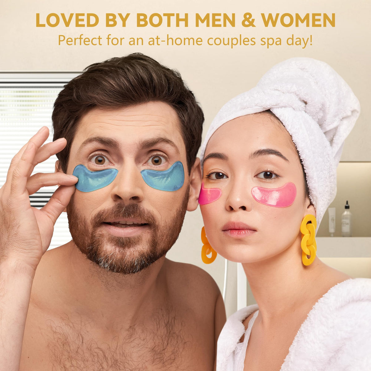 Under Eye Patches 30 Pairs, Eye Masks for Dark Circles Puffy Eyes