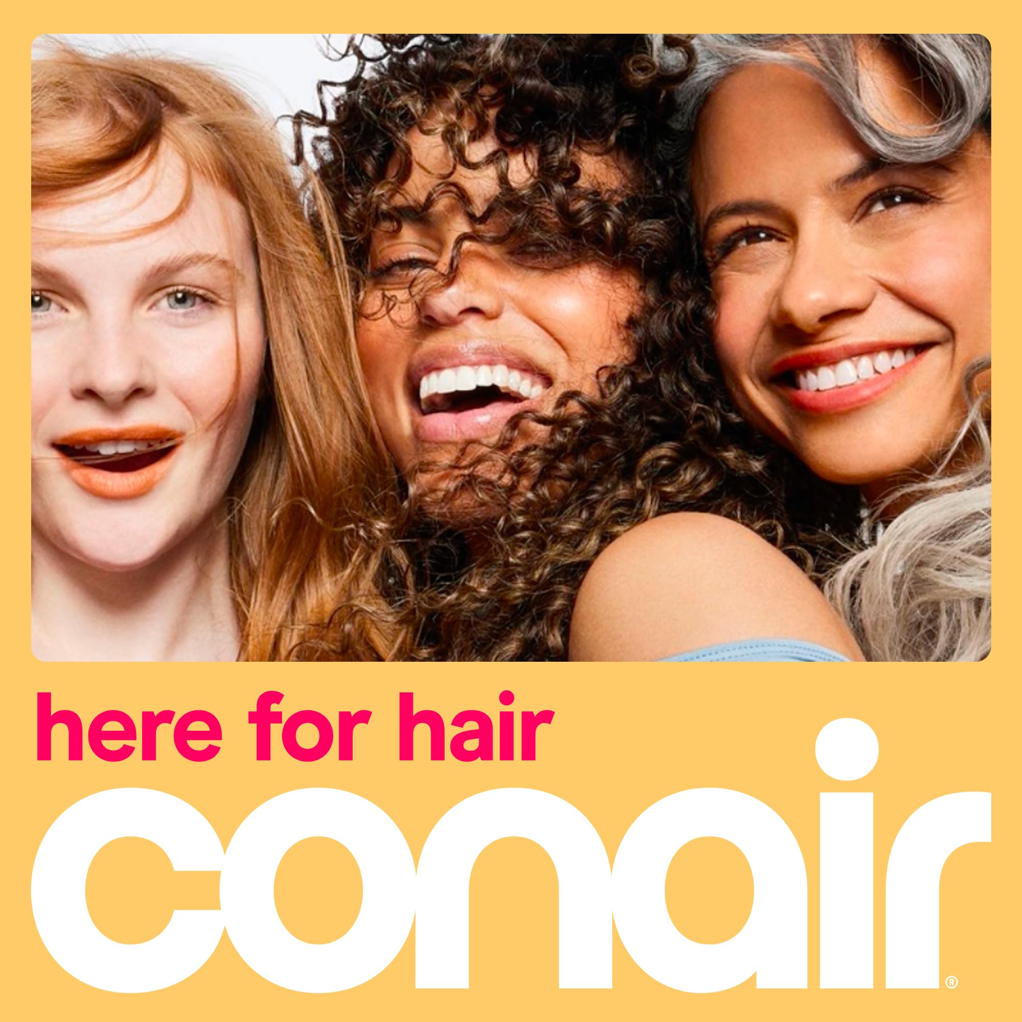 Conair Ceramic Hot Rollers, 1 3/4" & 1 1/2" Rollers, Lavender, 12 Count | Heated hair rollers in 2 jumbo sizes heat in 85 seconds to create long-lasting volume on shoulder-length hair and beyond