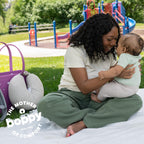 Boppy Anywhere Travel Nursing Pillow, Compact Breastfeeding Support Pillow