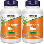 Now Foods Slippery Elm, 100 Caps 400 mg