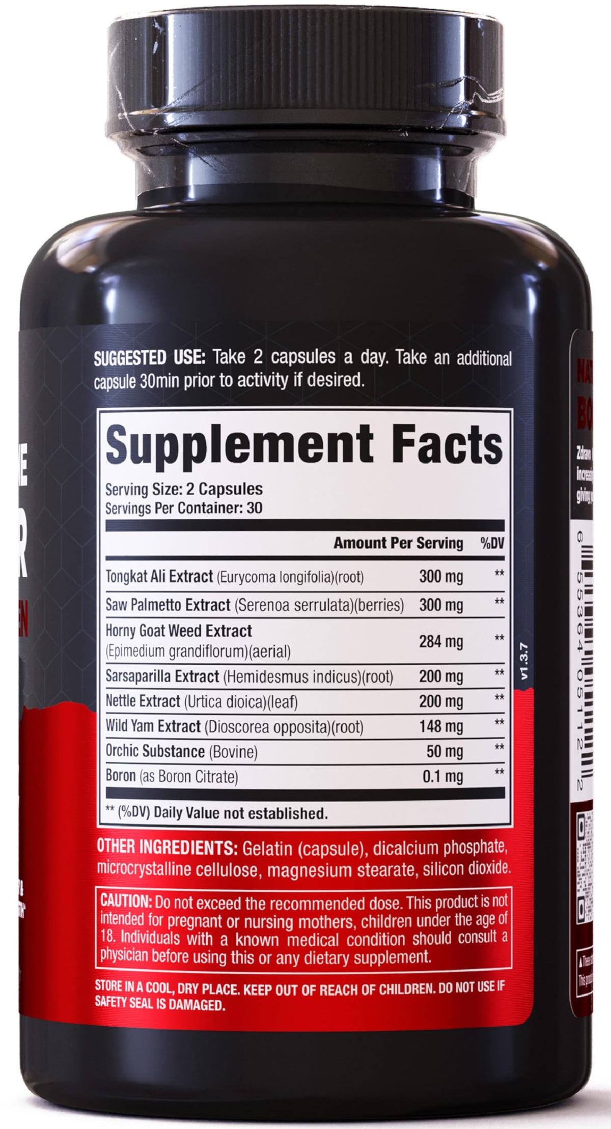 Testosterone Booster for Men - Supports Strength, Stamina, Muscle Growth