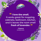 Fabuloso 2X Multi-Purpose Cleaner, No Rinse Floor Cleaner, Long-Lasting Freshness, Lavender Scent, 128 fl oz