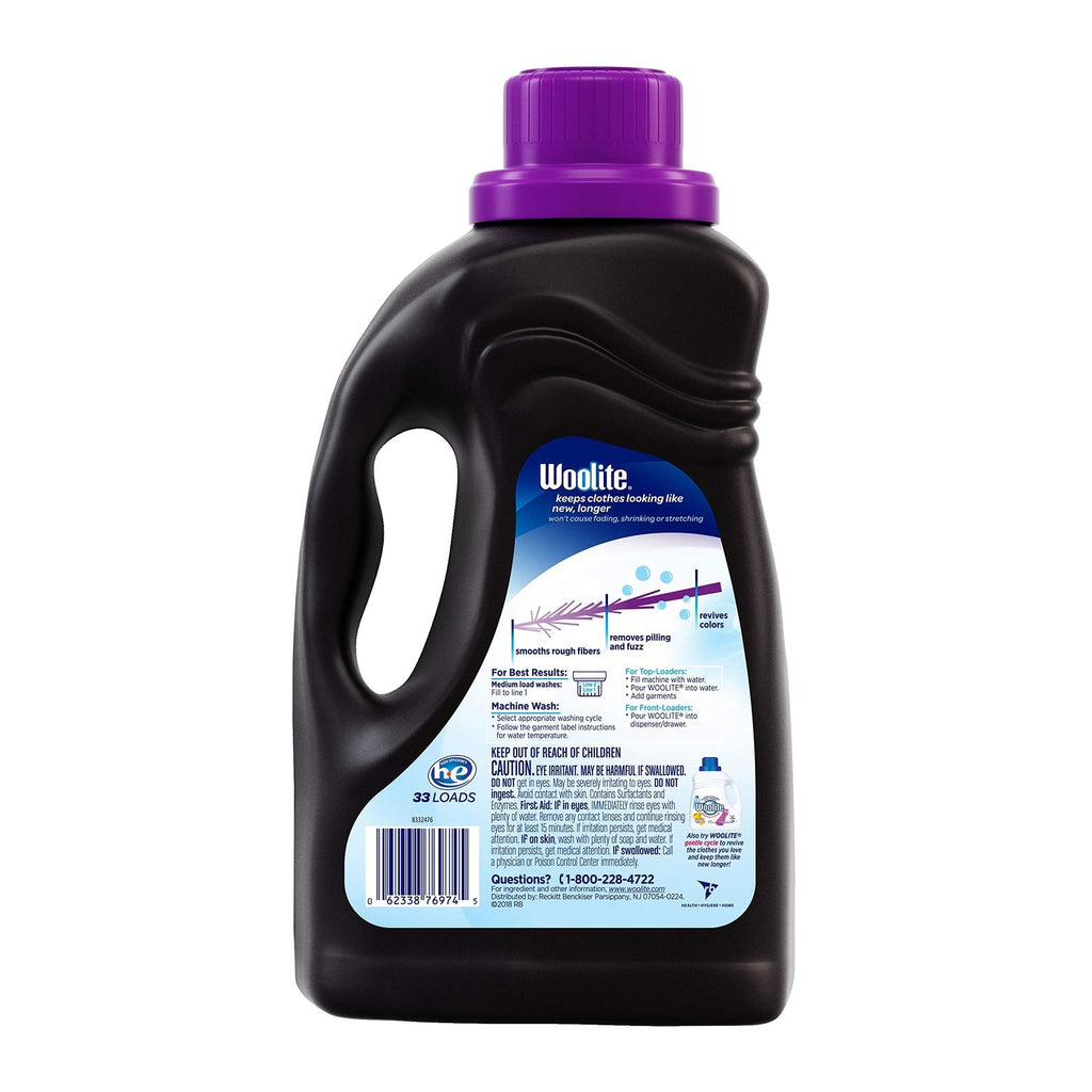 Buy now Woolite Dark Care Laundry Detergent, Midnight Breeze Scent, 50 oz/ 33 Loads *Packaging May Vary* (Pack of 2) at indiglob india
