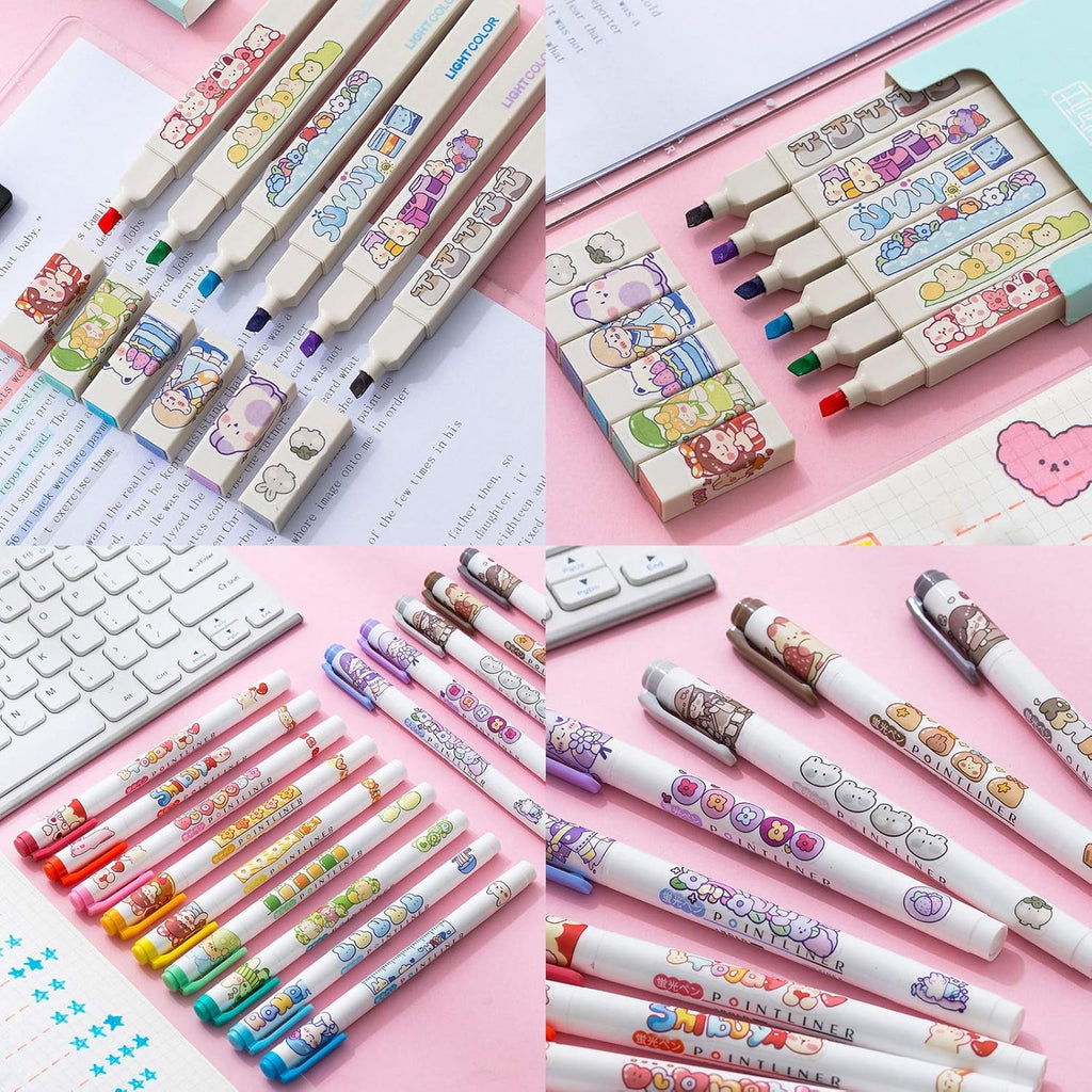 Buy now Cute Cartoon Rabbits Decoration Stickers for Scrapbook Planners Gift Packing Scrapbooking Album Planner Journal Arts DIY Craft at indiglob india