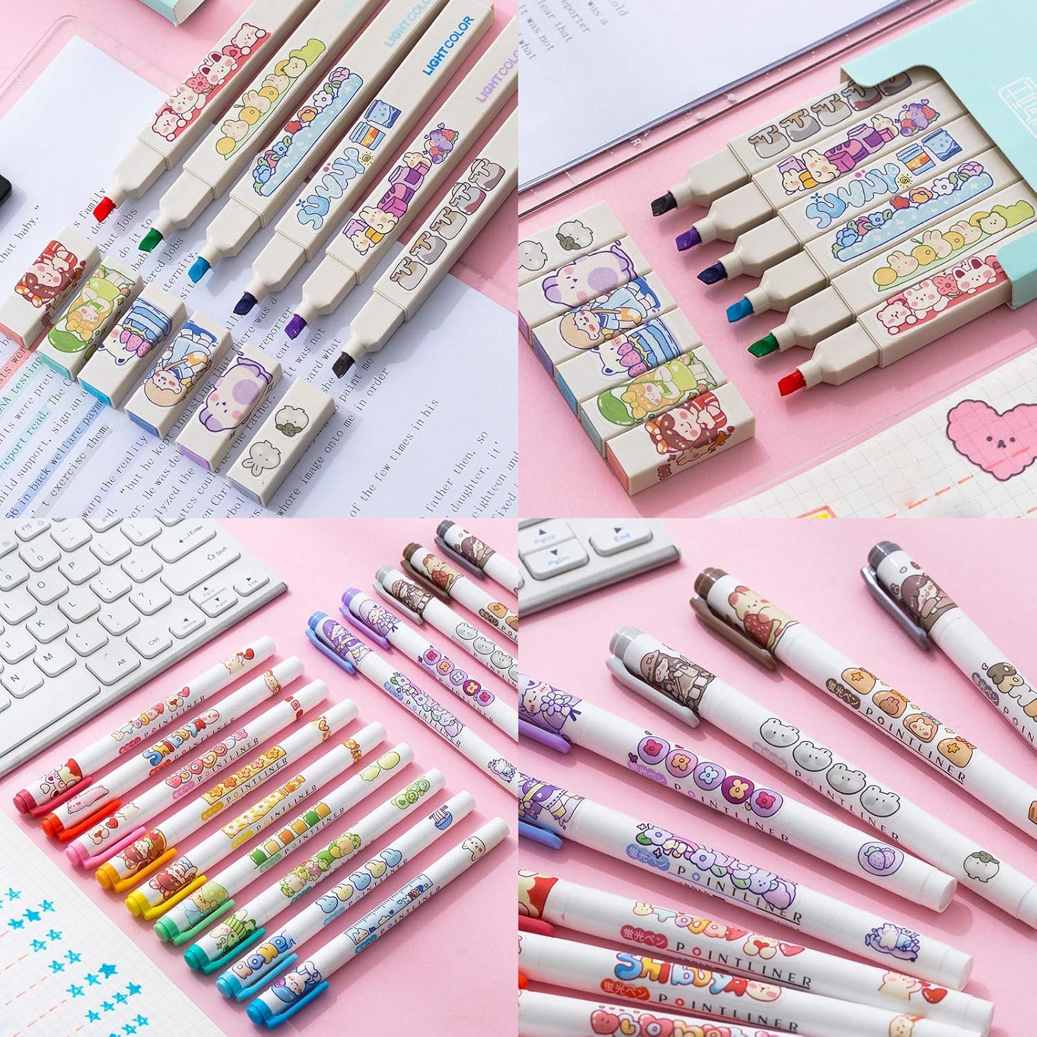Buy now Cute Cartoon Rabbits Decoration Stickers for Scrapbook Planners Gift Packing Scrapbooking Album Planner Journal Arts DIY Craft at indiglob india