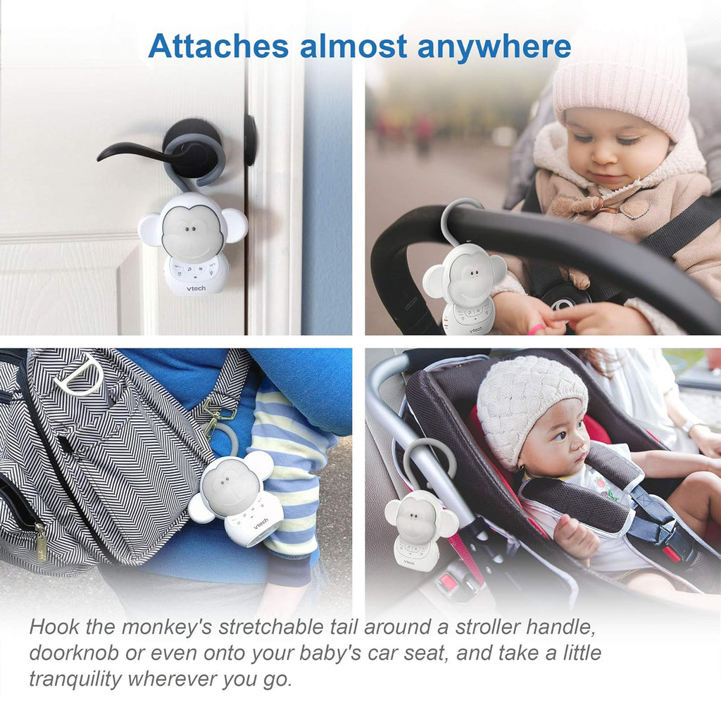 Buy now VTech Communications BC8211 Myla The Monkey Baby Sleep Soother with a White Noise Sound Machine Featuring 5 Soft Ambient Sounds, 5 Calming Melodies & Soft-Glow Night Light, 1 Count (Pack of 1) at indiglob india