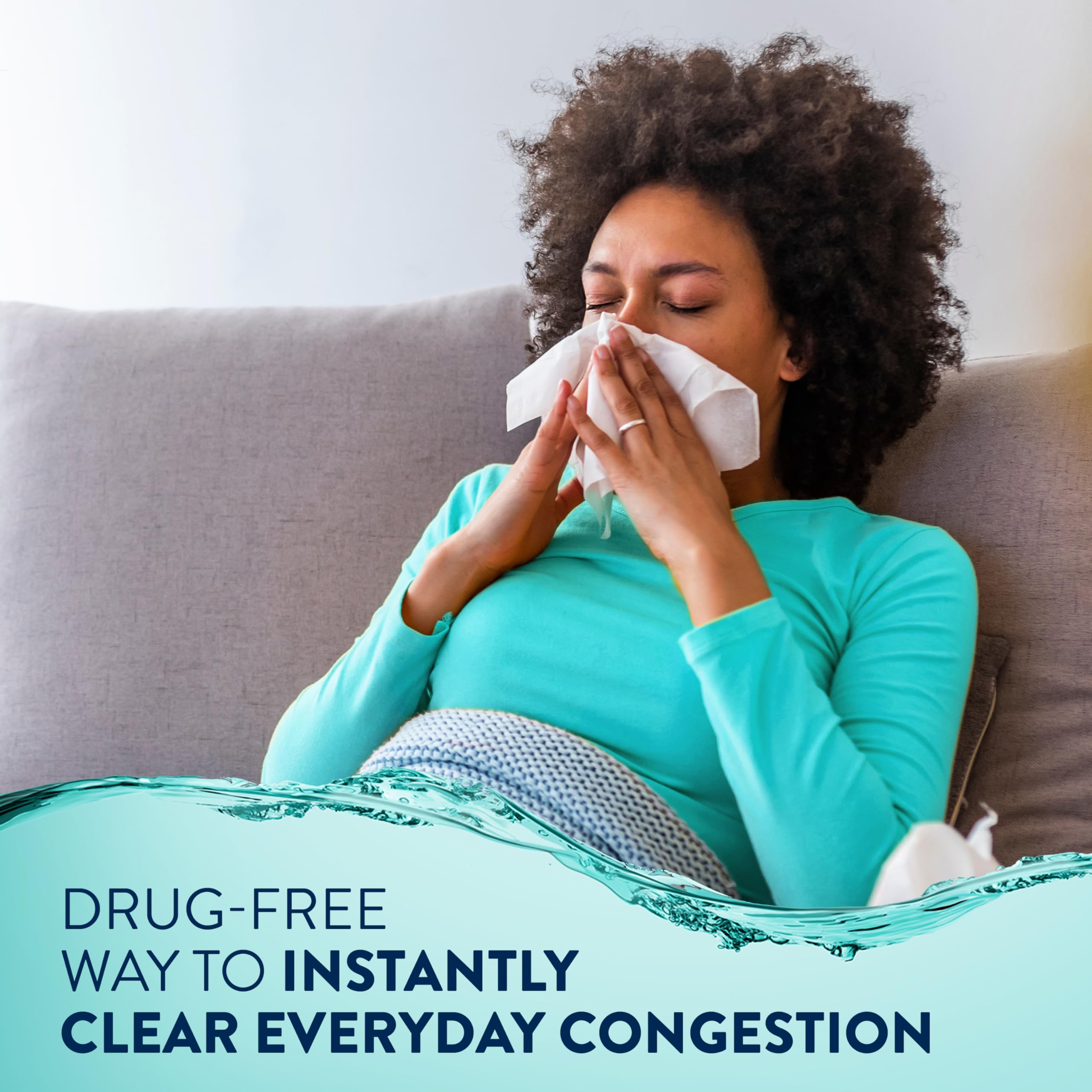 Buy now Vicks Sinex Saline Moisturizing Nasal Spray, with Aloe, Drug Free Ultra Fine Mist, Clear Everyday Sinus Congestion Fast, Clear Mucus from a Cold or Allergy, 5 OZ x 2 at indiglob india