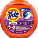 Buy now Tide PODS laundry detergent pacs, 3-in-1 Stain Remover, Odor Fighter, Color Protector, 42 Count, HE compatible, Spring Meadow Scent at indiglob india