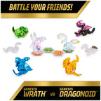 Buy now Bakugan Evolutions Genesis Collection Pack - 2 Light Up Action Figures, 4 Exclusive Bakugan, 2 Nanogan, 8 Cards, 4 BakuCores - Kids Toys for Boys Ages 6 and Up at indiglob india