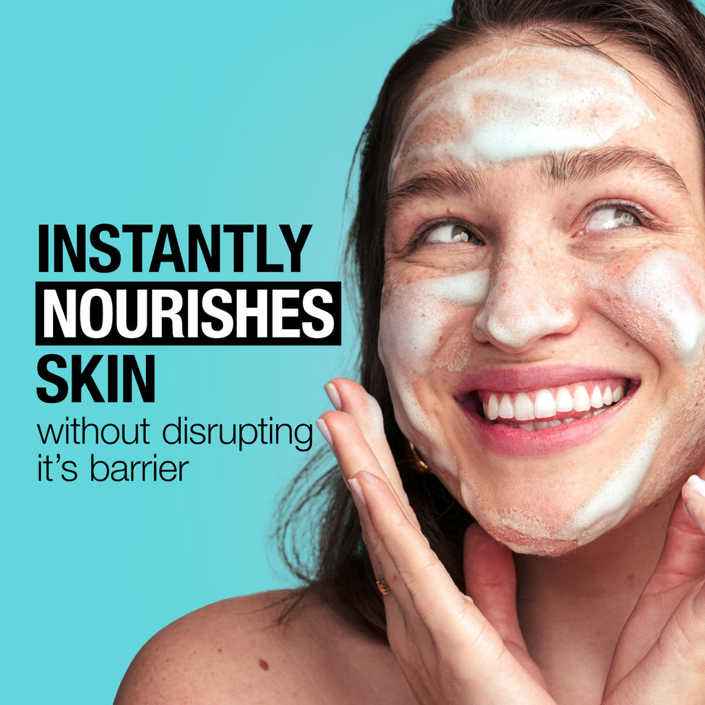 Buy now Neutrogena Ultra Gentle Cream to Foaming Face Wash for Sensitive Skin, Fragrance-Free Gentle Facial Cleanser, Hypoallergenic Skin Care, Non-Comedogenic Makeup Remover, 8.5 oz at indiglob india