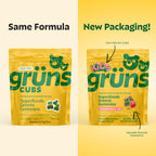 Gruns Kids Multivitamin Kids Greens Gummies, 28 ct | Daily Supplement with Vitamins, Minerals, Adaptogens, and Prebiotic Fiber