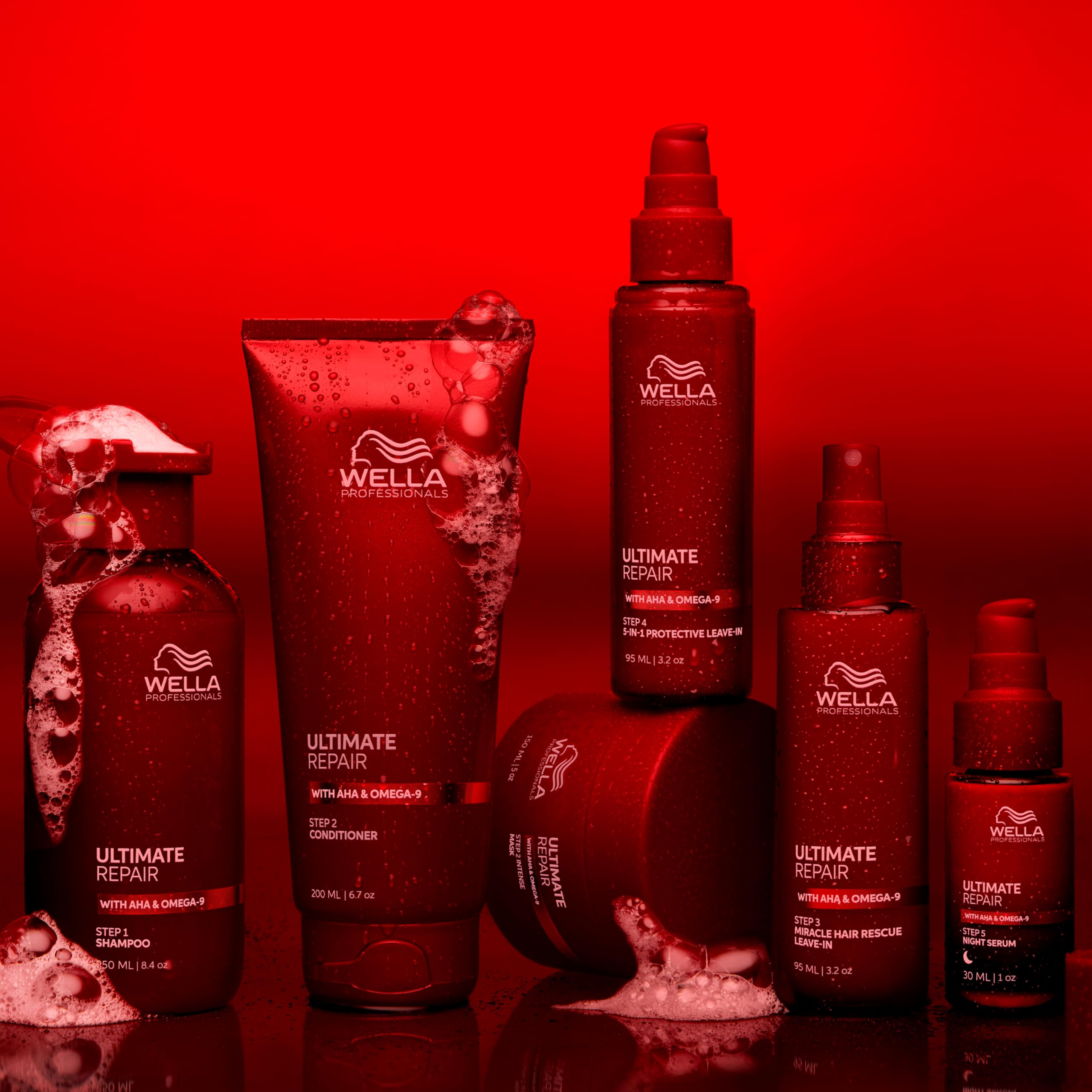 Wella Professionals Ultimate Repair Miracle Hair Rescue for Damaged Hair | Rebuilds strength fast, 90-second treatment, visibly smoother, 99% less breakage vs regular shampoo