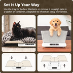 Greater Goods Wiggle-Proof Digital Pet Scale for Cats, Dogs & Small Animals
