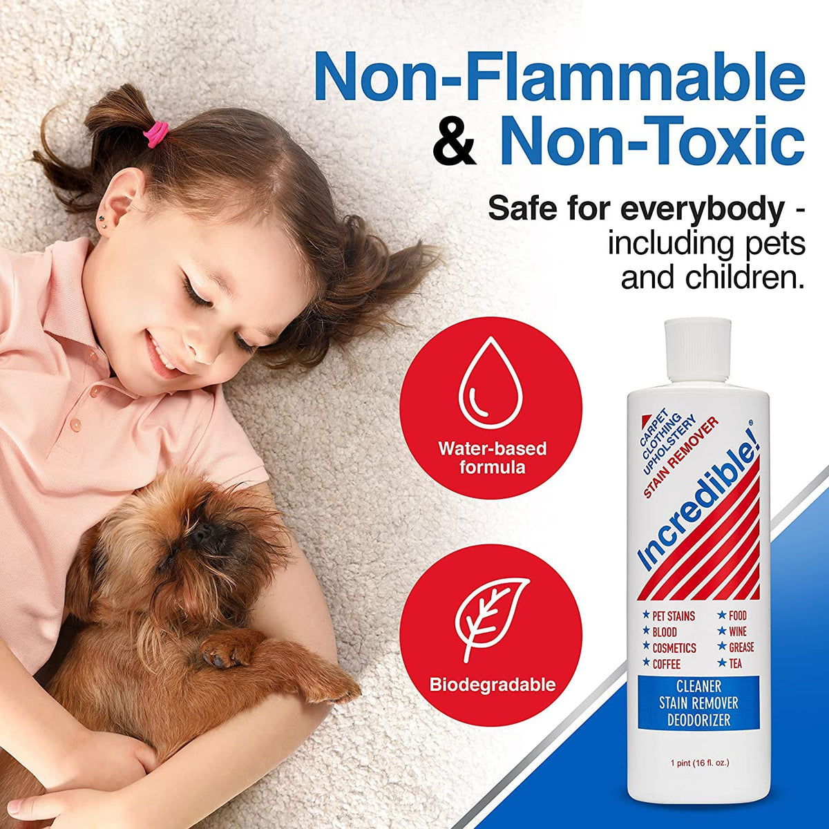 INCREDIBLE! Stain Remover | Instant Spot Remover for New & Old Stains