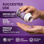 Clean Resveratrol Supplement | Berberine Grape Seed Extract Quercetin Green Tea Extract Acai Noni Polyphenol Supplement for Women & Men N-Acetyl Cysteine