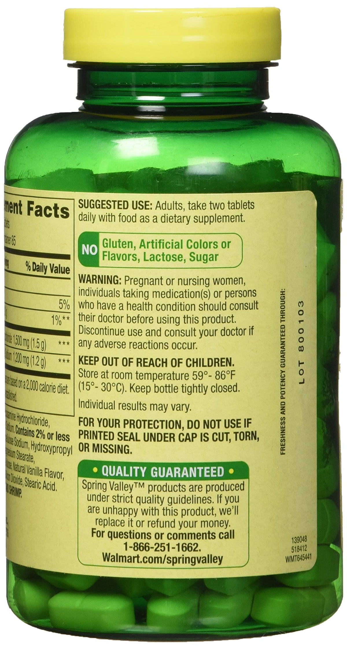 Spring Valley - Glucosamine Chondroitin, Triple Strength, 340 Tablets, Twin Pack