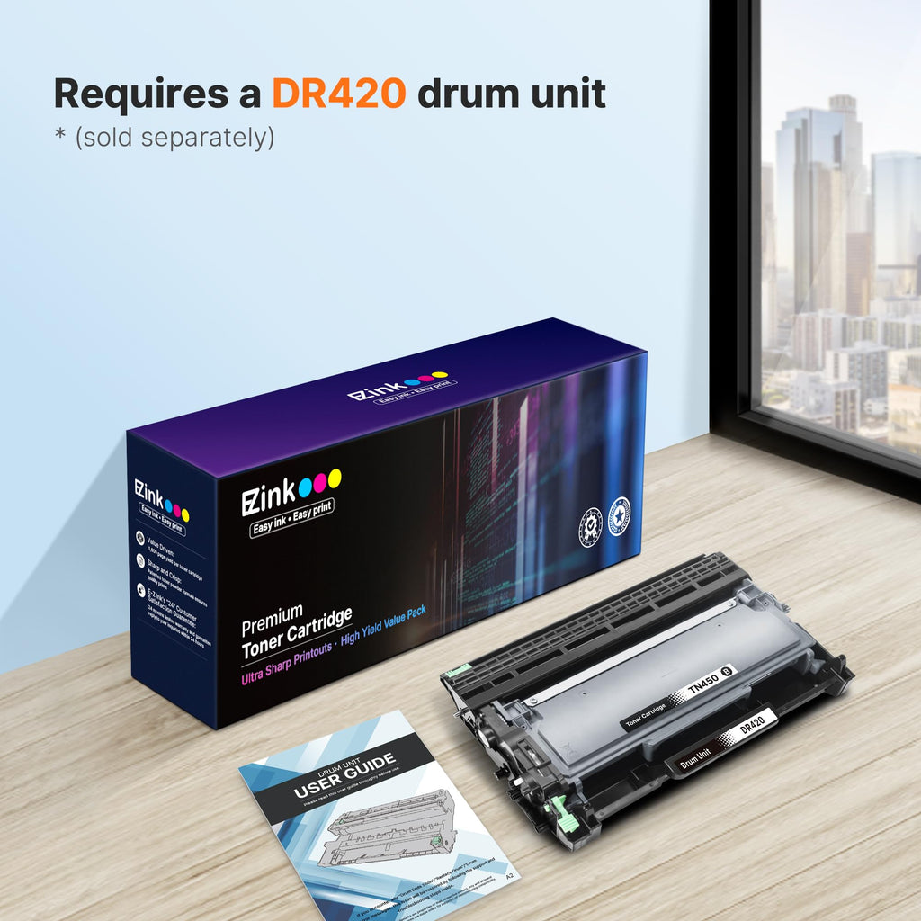 TN450 Toner Cartridge for Brother Printer TN-450 TN420 TN 450 TN-420