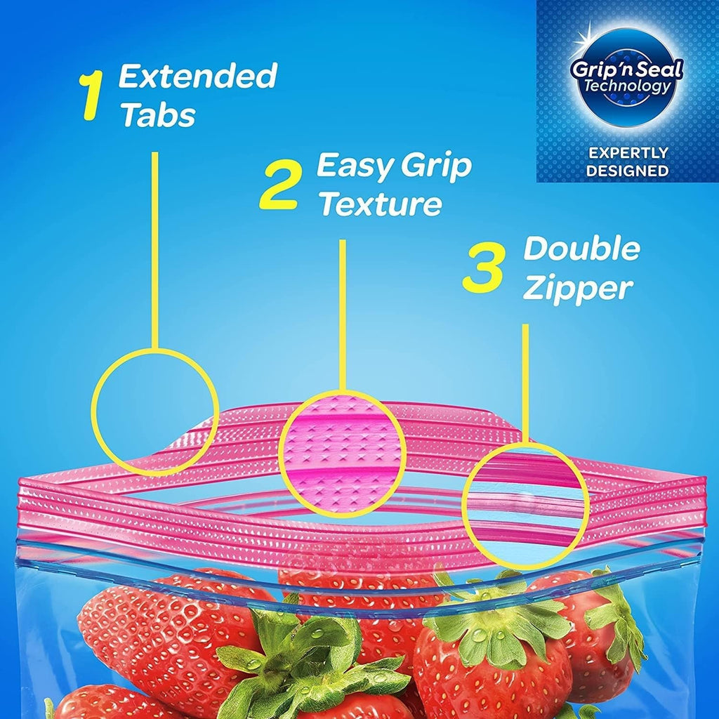 Buy now Ziploc Easy Open, Storage Quart 48 Count at indiglob india