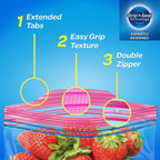 Buy now Ziploc Easy Open, Storage Quart 48 Count at indiglob india
