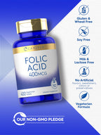 Carlyle Folic Acid 400 mcg | 400 Tablets