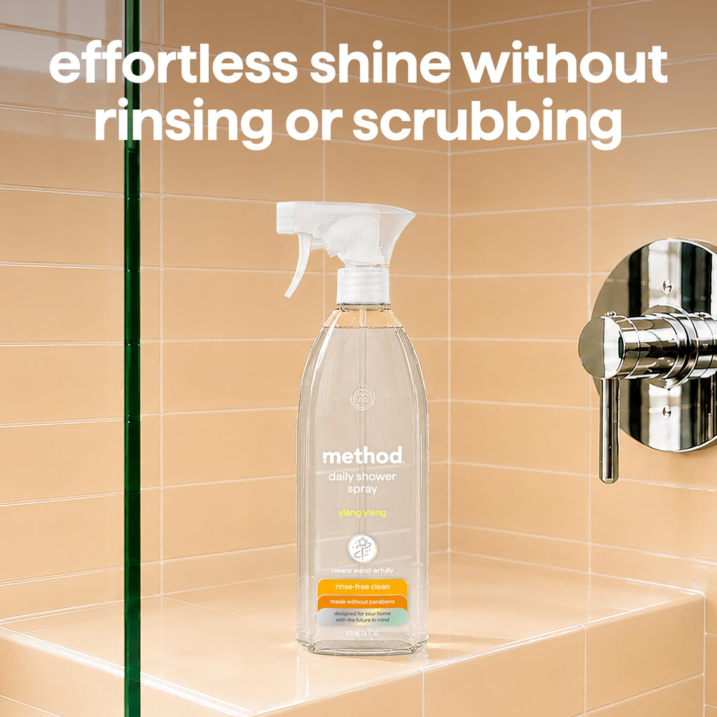 method Daily Shower Cleaner Spray, Ylang Ylang, 28 fl oz