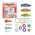 Buy now Luv Her CoComelon Girls 20 Piece Accessory Set with 3 Barrettes, 4 Snap Hair Clips, 5 Elastics and 8 Terry Ponies - Ages 3+ at indiglob india