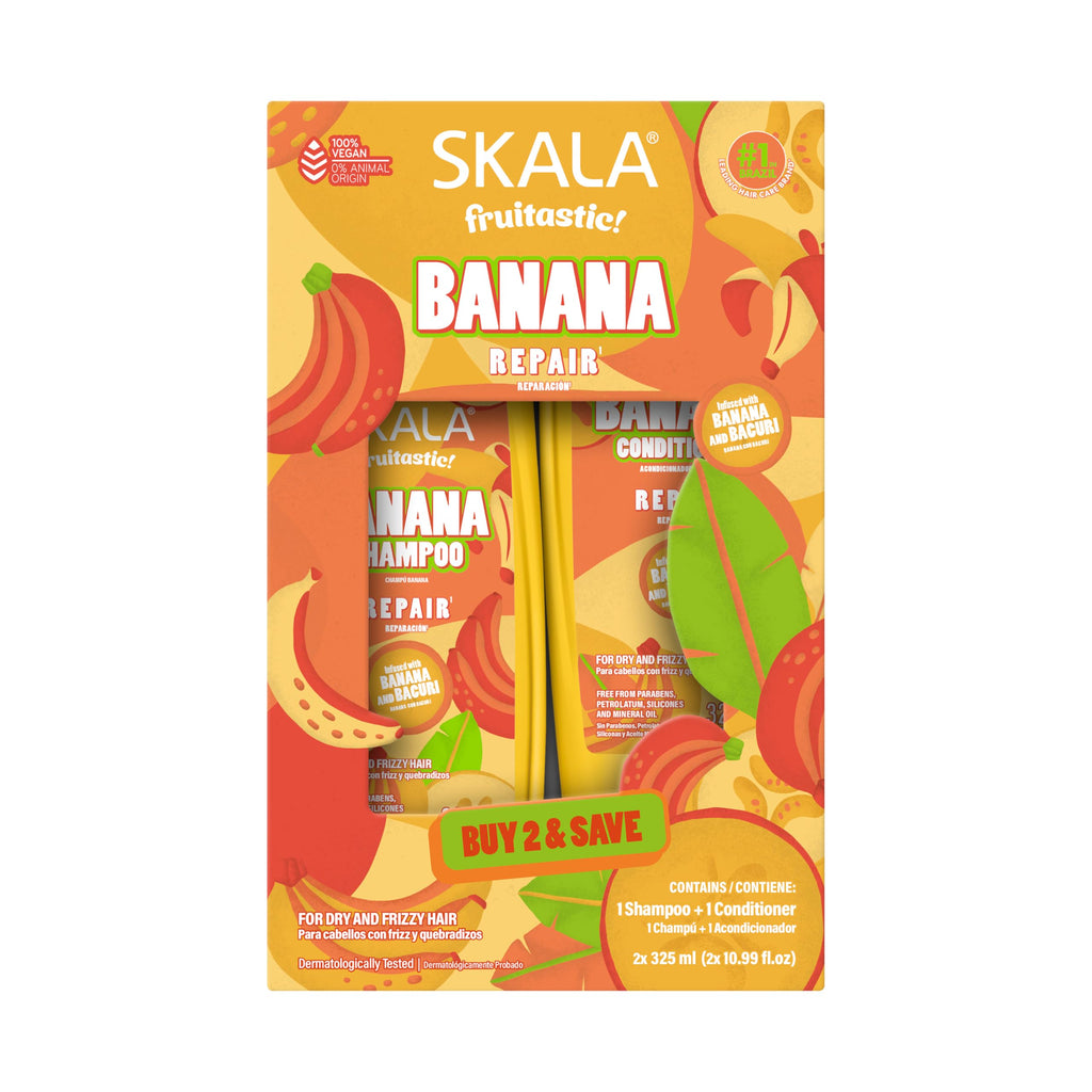 SKALA Fruitastic Banana Shampoo & Conditioner Kit 10.99 Fl Oz Each