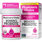 Physician's CHOICE Probiotics for Women - PH Balance, Digestive, UT, & Feminine Health - 50 Billion CFU - 6 Unique Strains for Her - Organic Prebiotics, Cranberry Extract+ - Women Probiotic - 30 CT