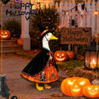 Halloween Porch Goose Outfits 3 Pcs Geese Outfit Outdoor Garden Statue