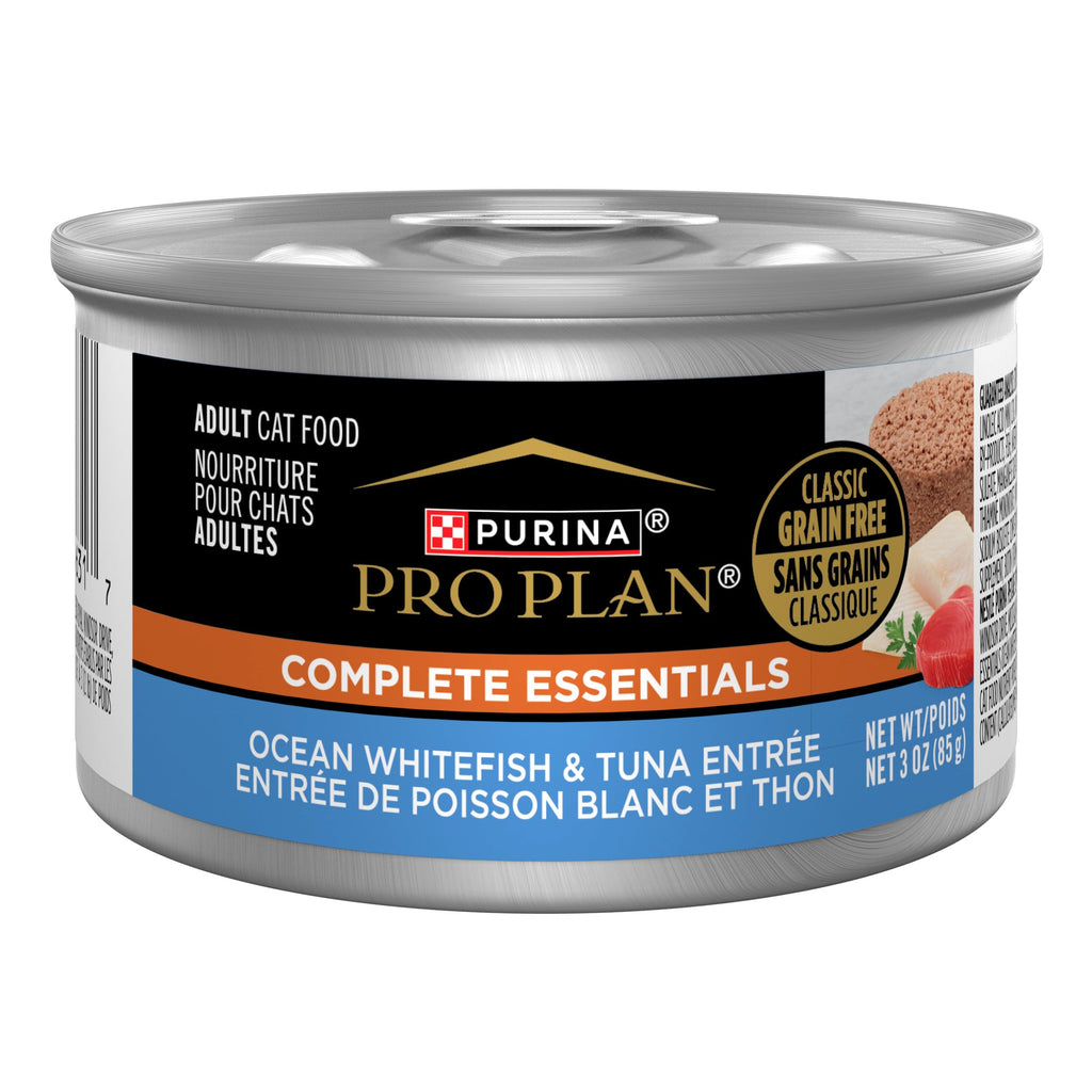 Purina Pro Plan Complete Essentials Wet Cat Food Pate, (24) 3 oz