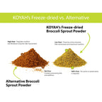 KOYAH - Organic Broccoli Sprout Powder, Freeze-dried: 36 Servings