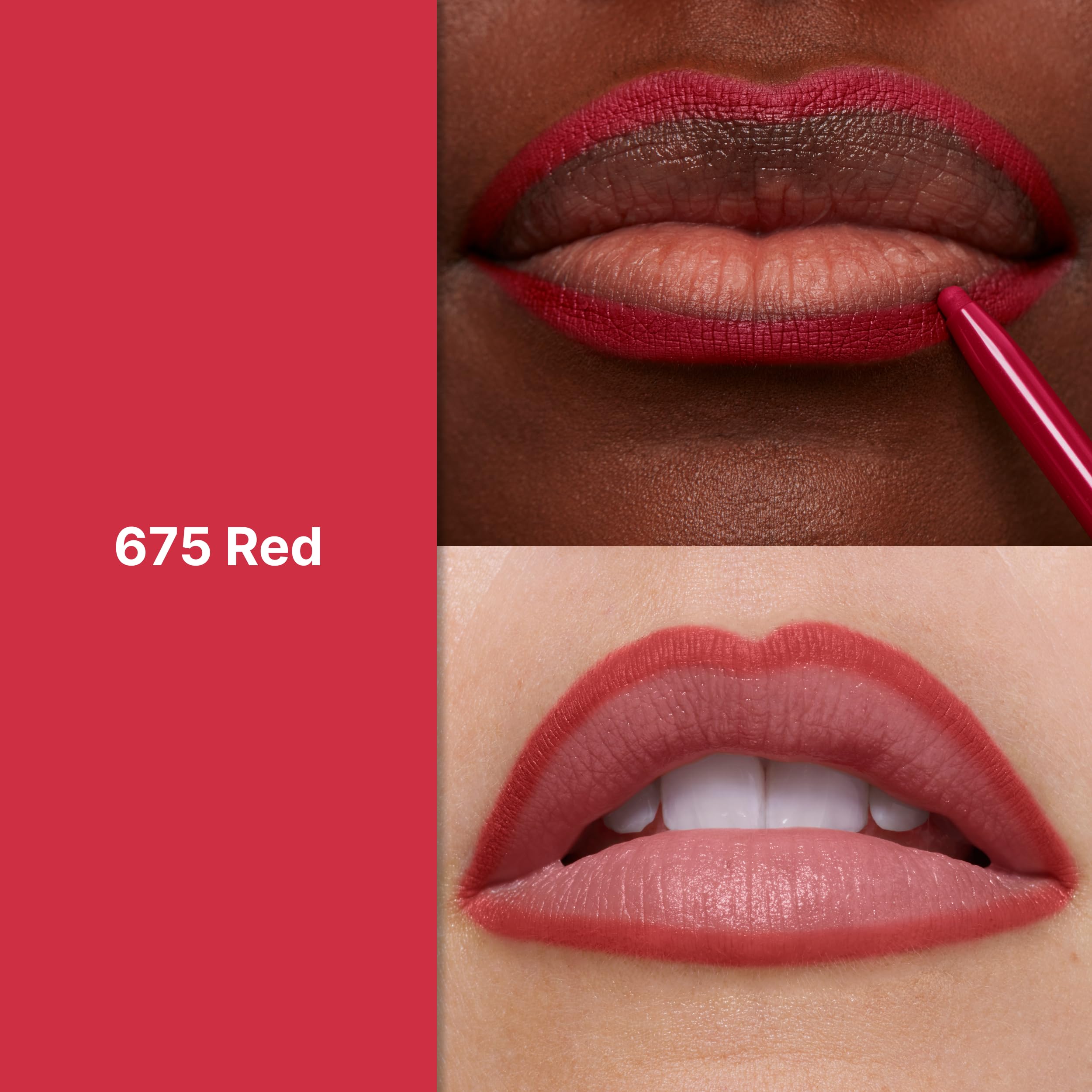Buy now Revlon Colorstay Lip Liner Makeup with Built-In Sharpener, Longwear Rich Colors, Smooth Application, 675 Red, 0.01 oz at indiglob india